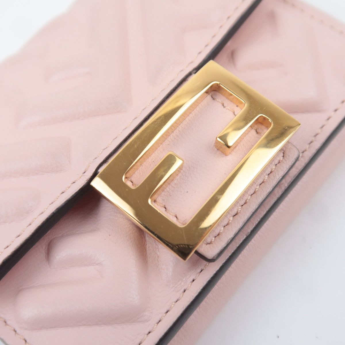 FENDI F Is FENDI Leather Tri-Fold Wallet 8M0395
