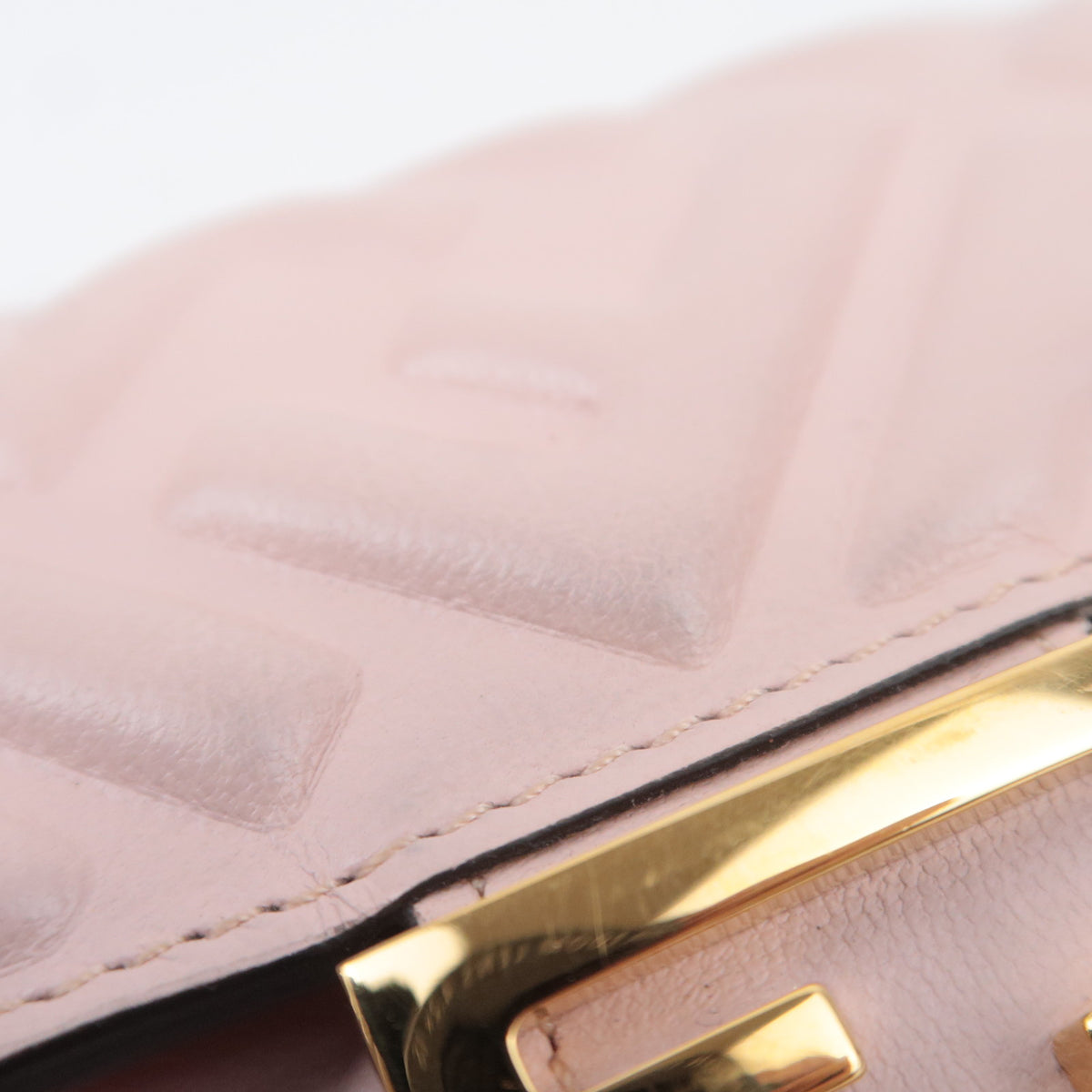 FENDI F Is FENDI Leather Tri-Fold Wallet 8M0395