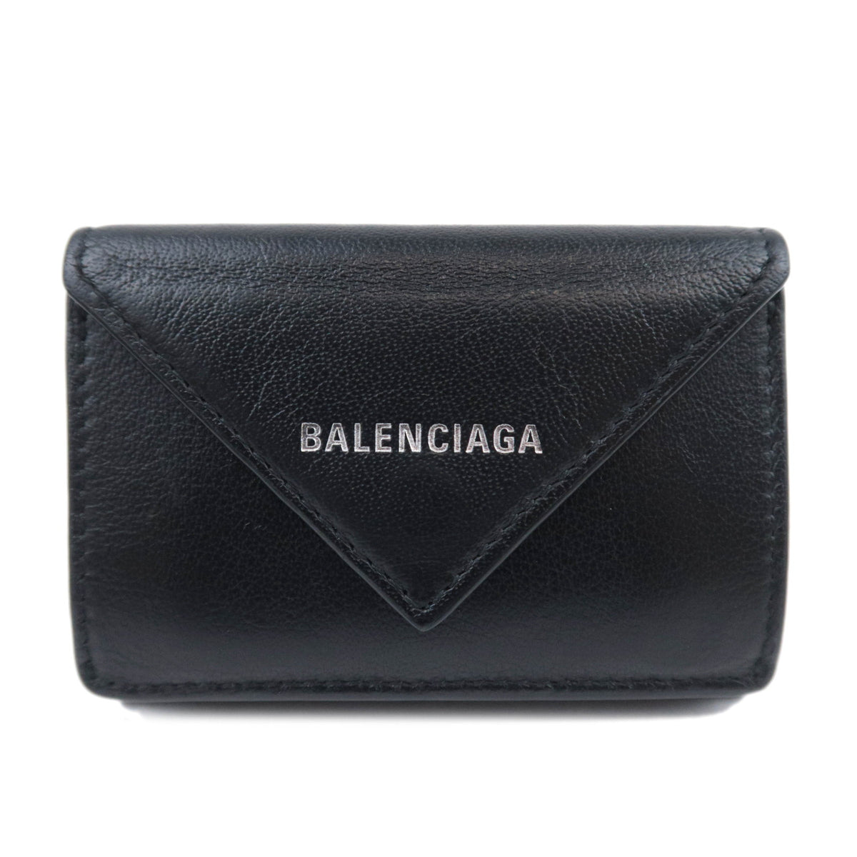 BALENCIAGA Paper Mini Leather Wallet 39144692822