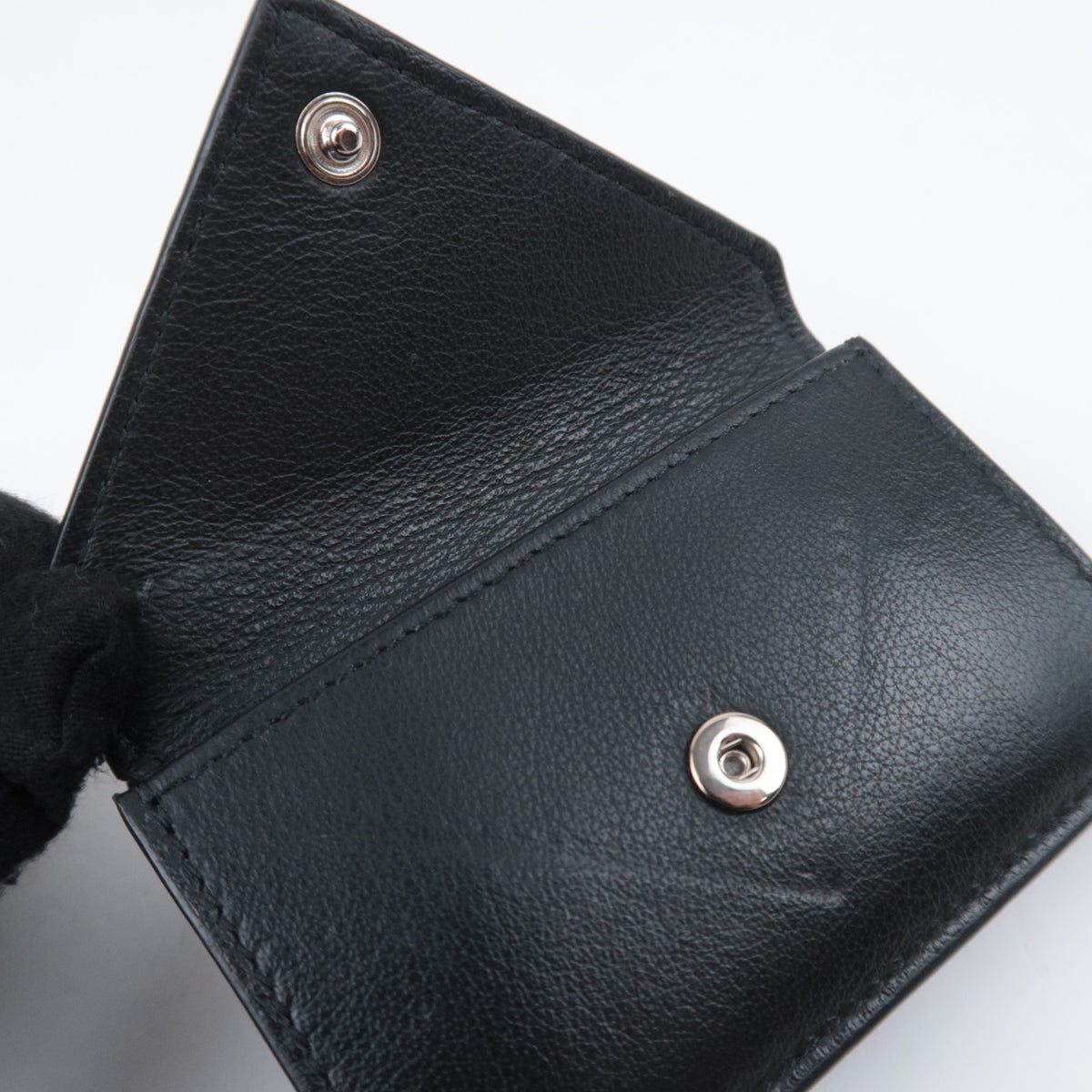 BALENCIAGA Paper Mini Leather Wallet 391446
