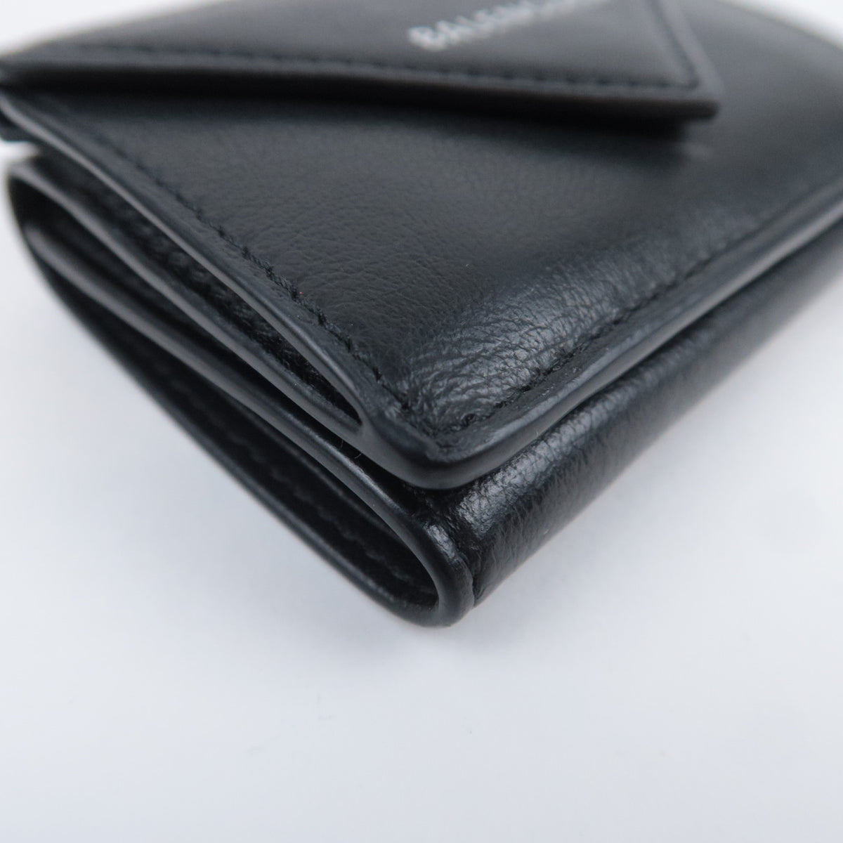 BALENCIAGA Paper Mini Leather Wallet 391446