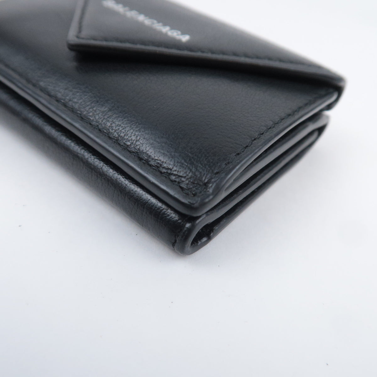BALENCIAGA Paper Mini Leather Wallet 391446