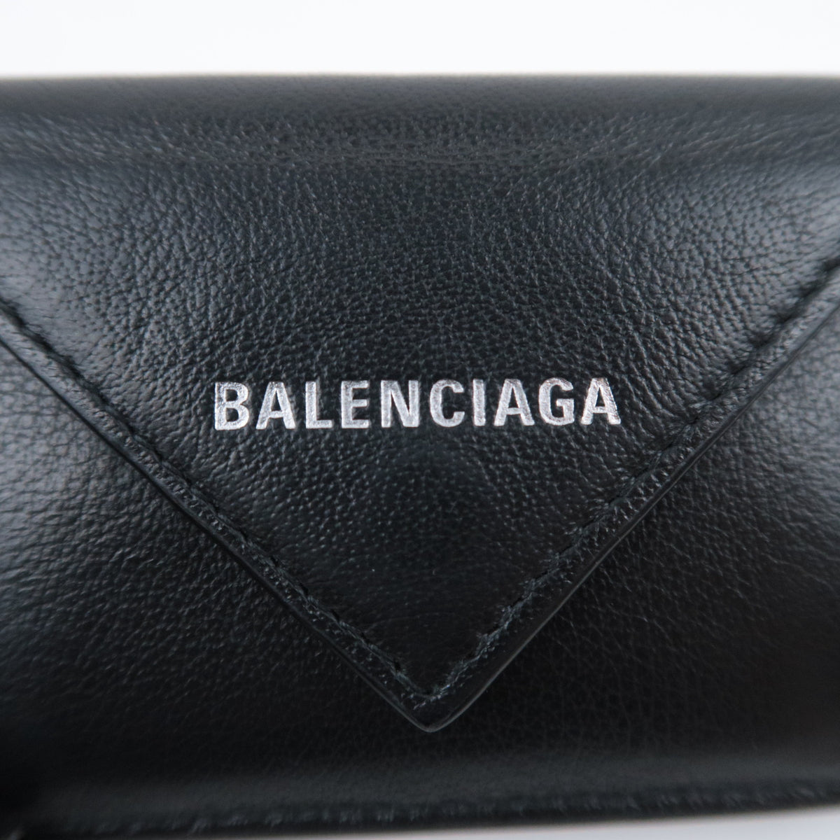 BALENCIAGA Paper Mini Leather Wallet 391446