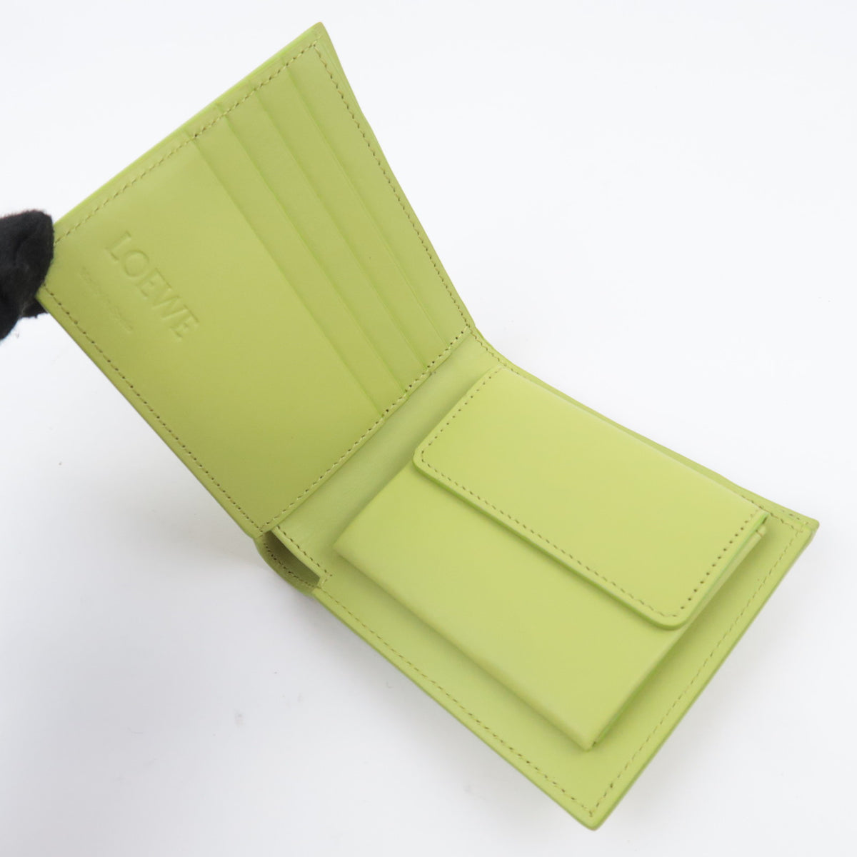 LOEWE Puzzle Edge Bi-Fold Leather Wallet