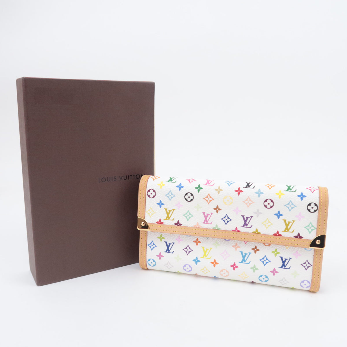 Louis Vuitton Monogram Multicolor Portefeuille Tresor International M92659