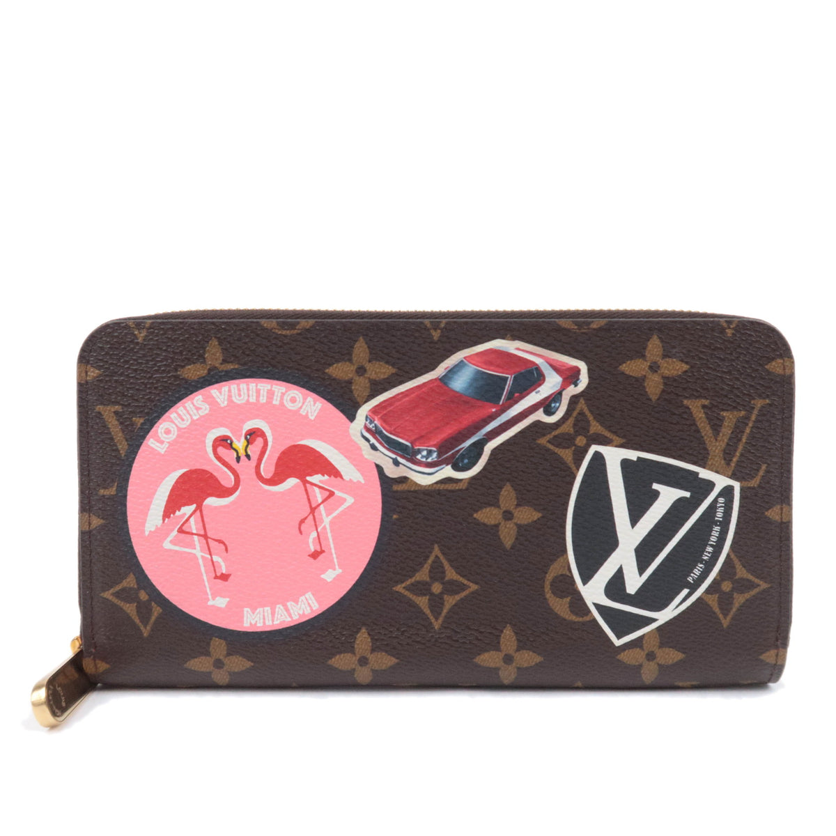 Louis Vuitton Monogram Sticker Zippy Wallet M6214992843