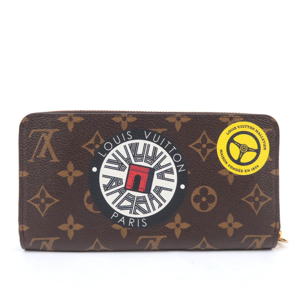 Louis Vuitton Monogram Sticker Zippy Wallet M62149