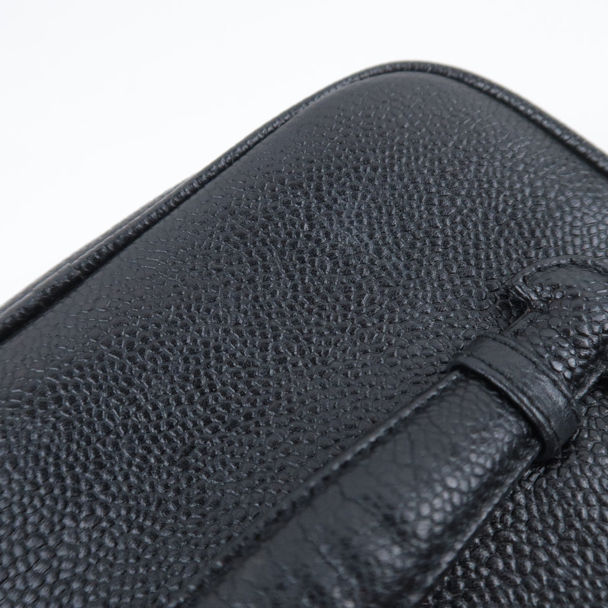 CHANEL Coco Mark Vanity Bag Caviarskin A01997