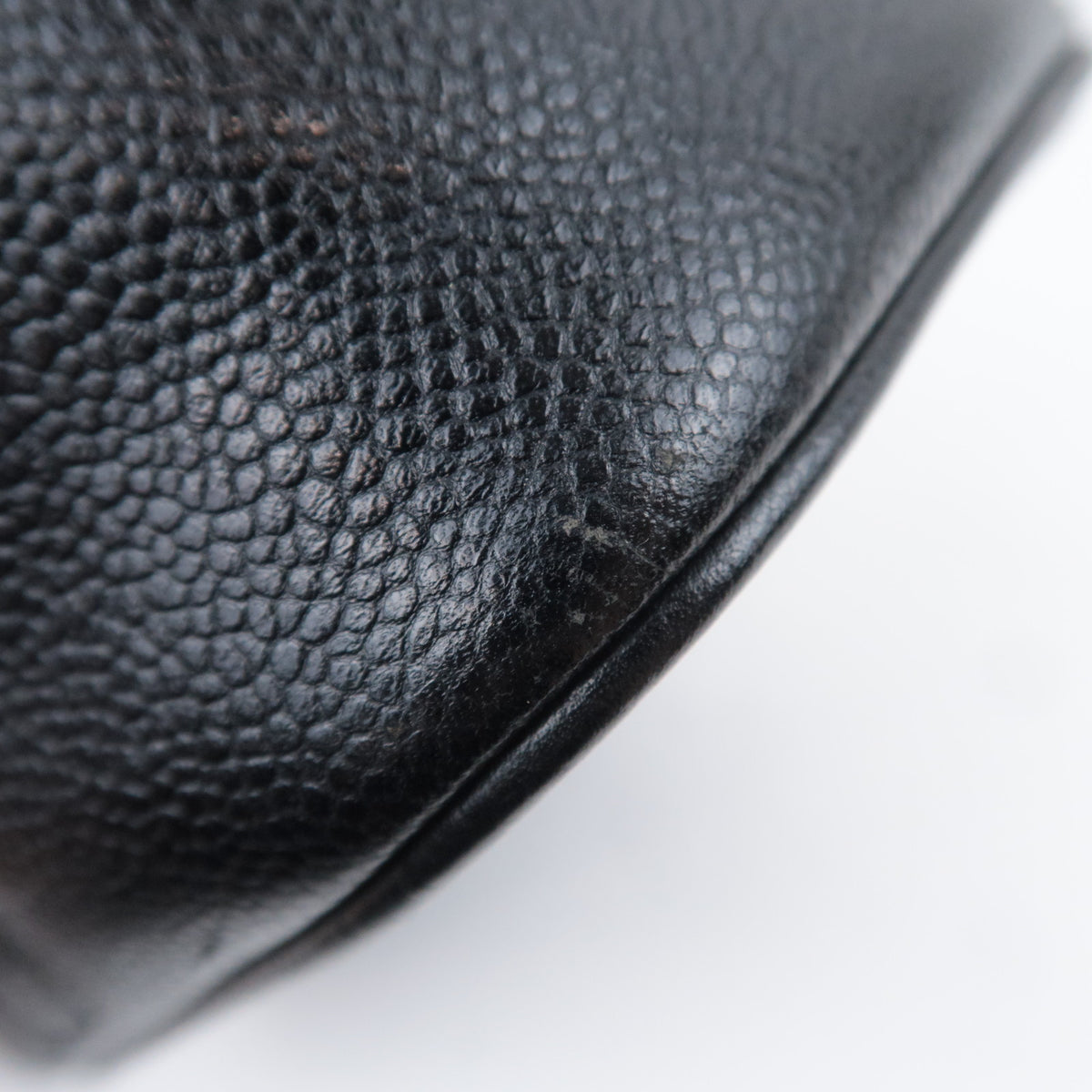 CHANEL Coco Mark Vanity Bag Caviarskin A01997