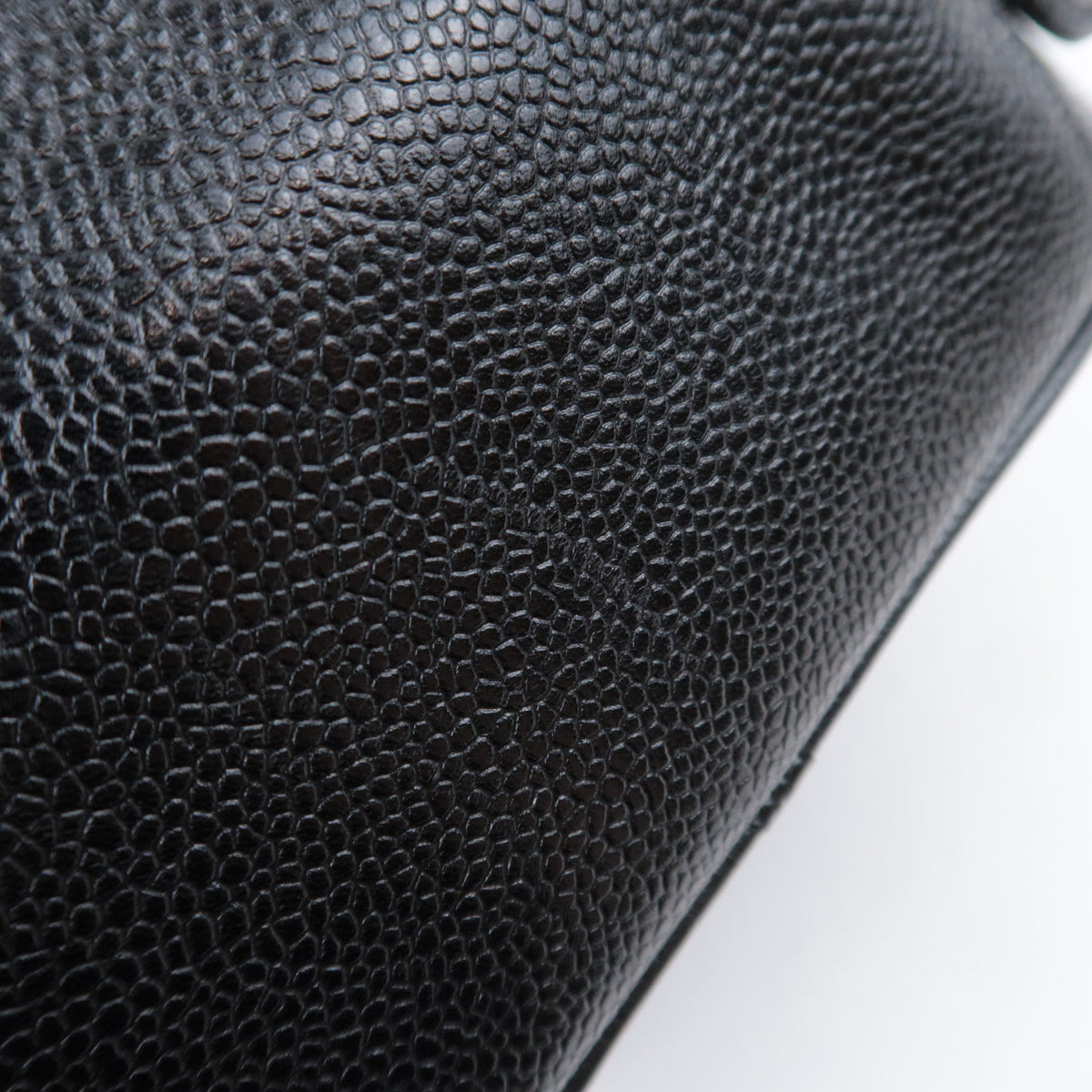 CHANEL Coco Mark Vanity Bag Caviarskin A01997
