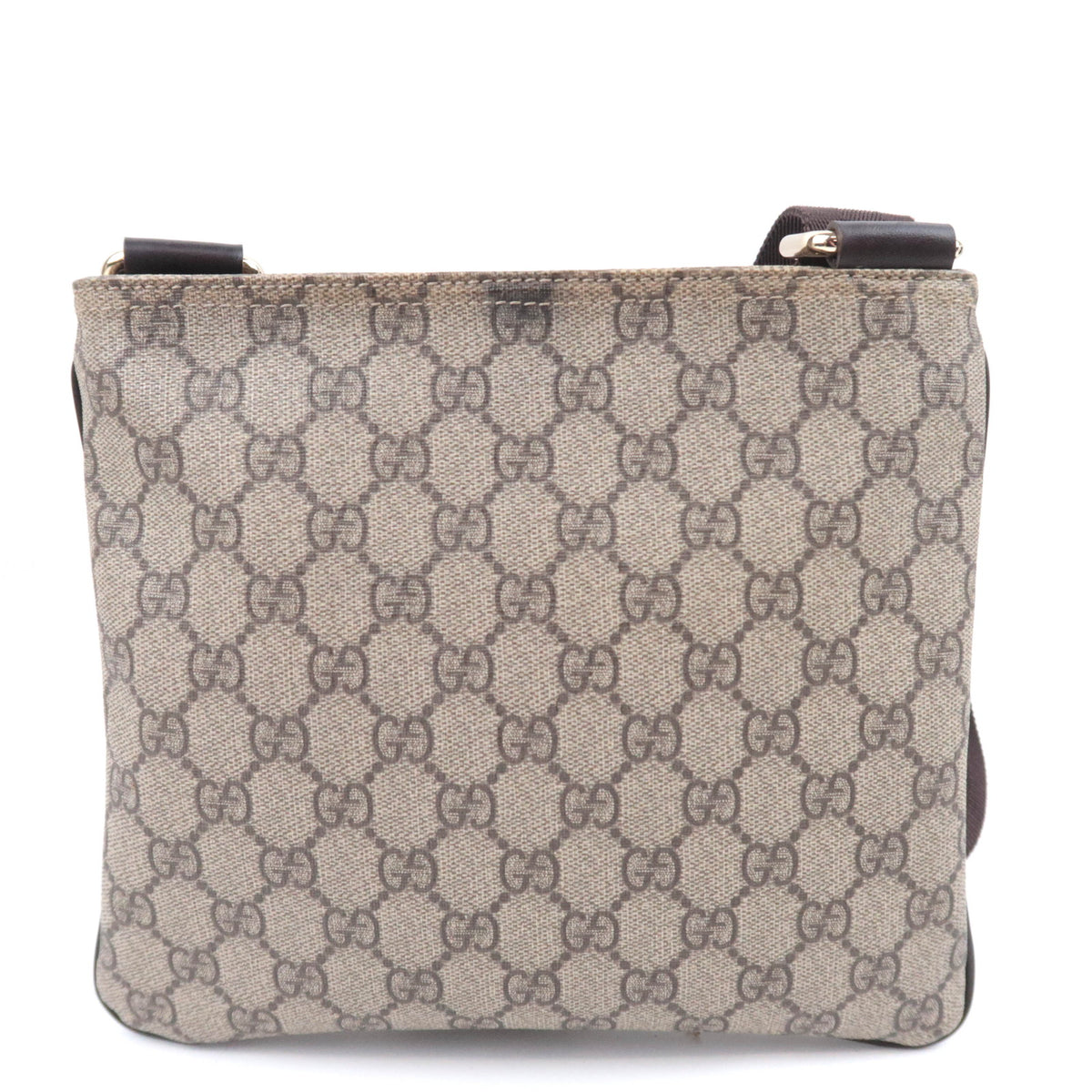 GUCCI GG Supreme Flat Shoulder Bag 201538