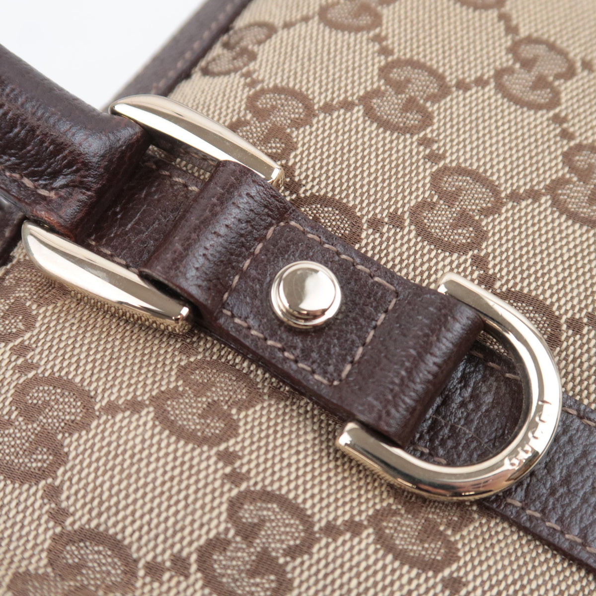 GUCCI Abby GG Canvas Shoulder Bag 130942