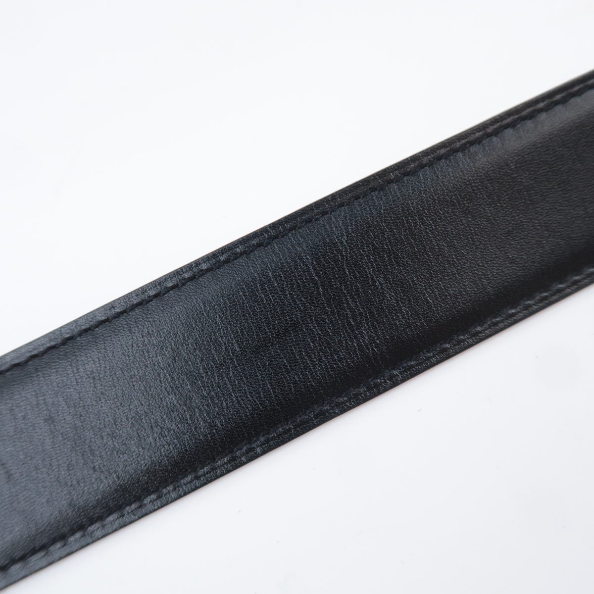 HERMES Constance H Reversible Leather Belt Size 76 "〇Z" Stamp Black Brown