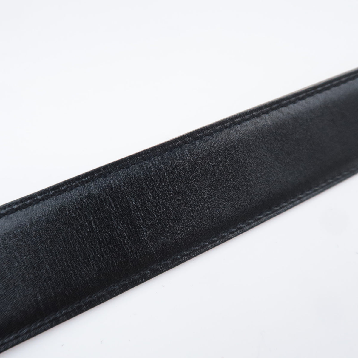 HERMES Constance H Reversible Leather Belt Size 76 "〇Z" Stamp Black Brown