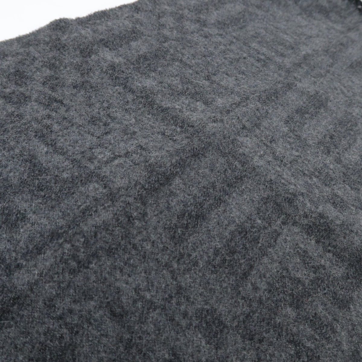 FENDI Zucca Fringe Scarf 100% Wool