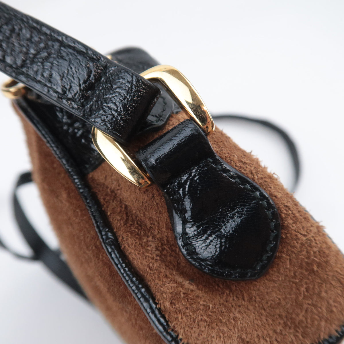GUCCI Ophidia Sherry Suede Small Shoulder Bag 73321