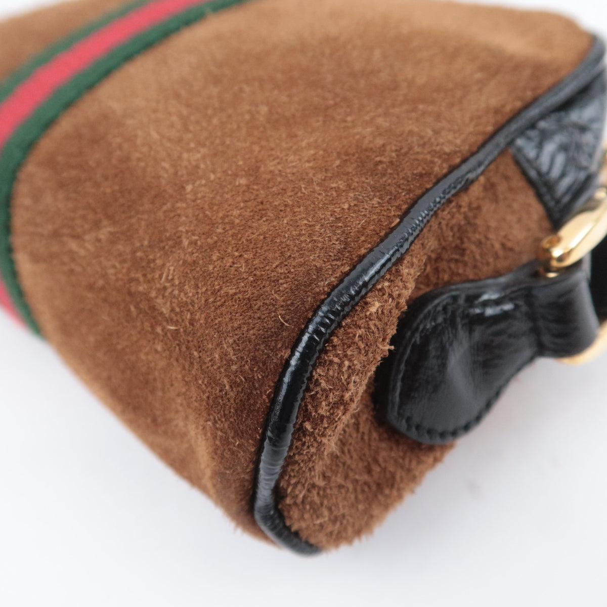 GUCCI Ophidia Sherry Suede Small Shoulder Bag 73321