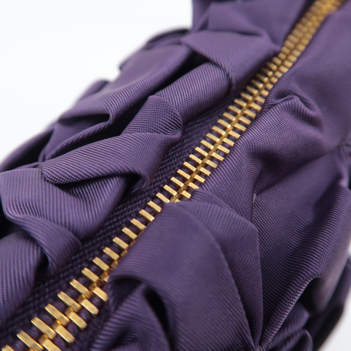PRADA Wristlet Pouch Origami Pleated 1N1422