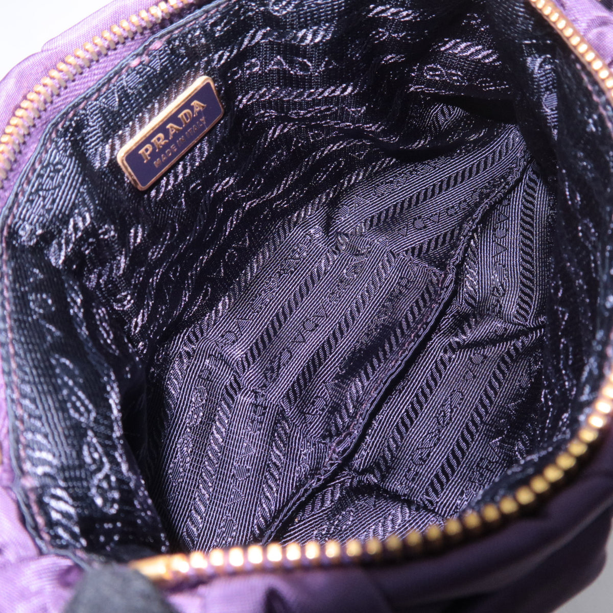 PRADA Wristlet Pouch Origami Pleated 1N1422