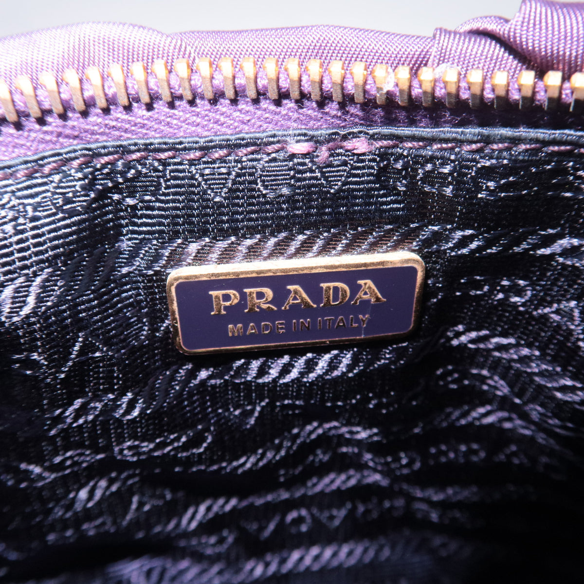 PRADA Wristlet Pouch Origami Pleated 1N1422