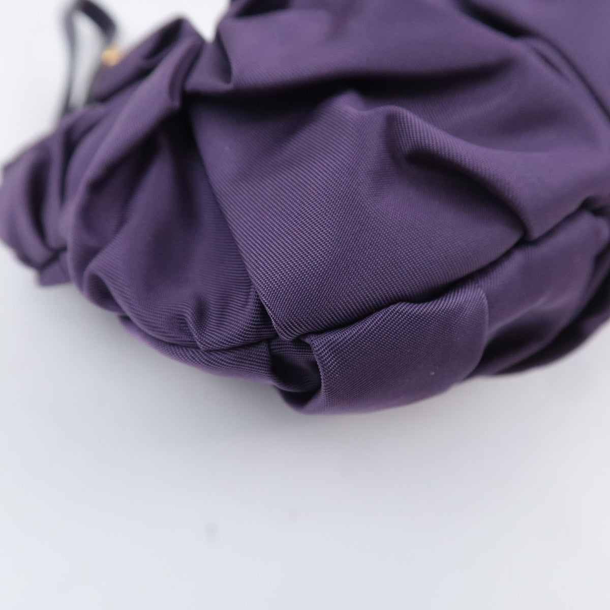 PRADA Wristlet Pouch Origami Pleated 1N1422