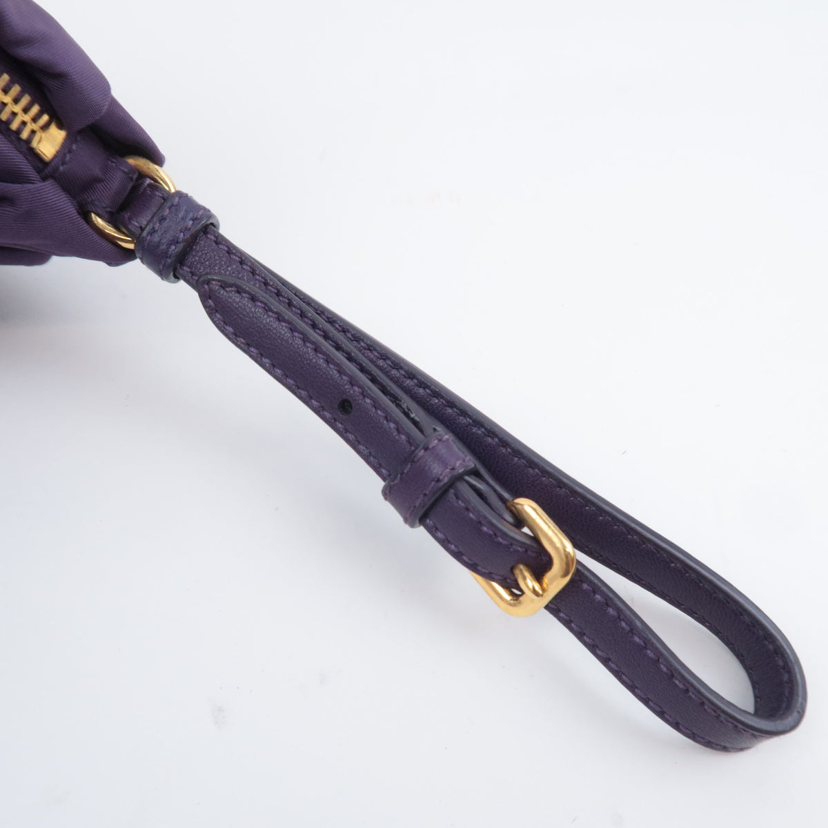 PRADA Wristlet Pouch Origami Pleated 1N1422