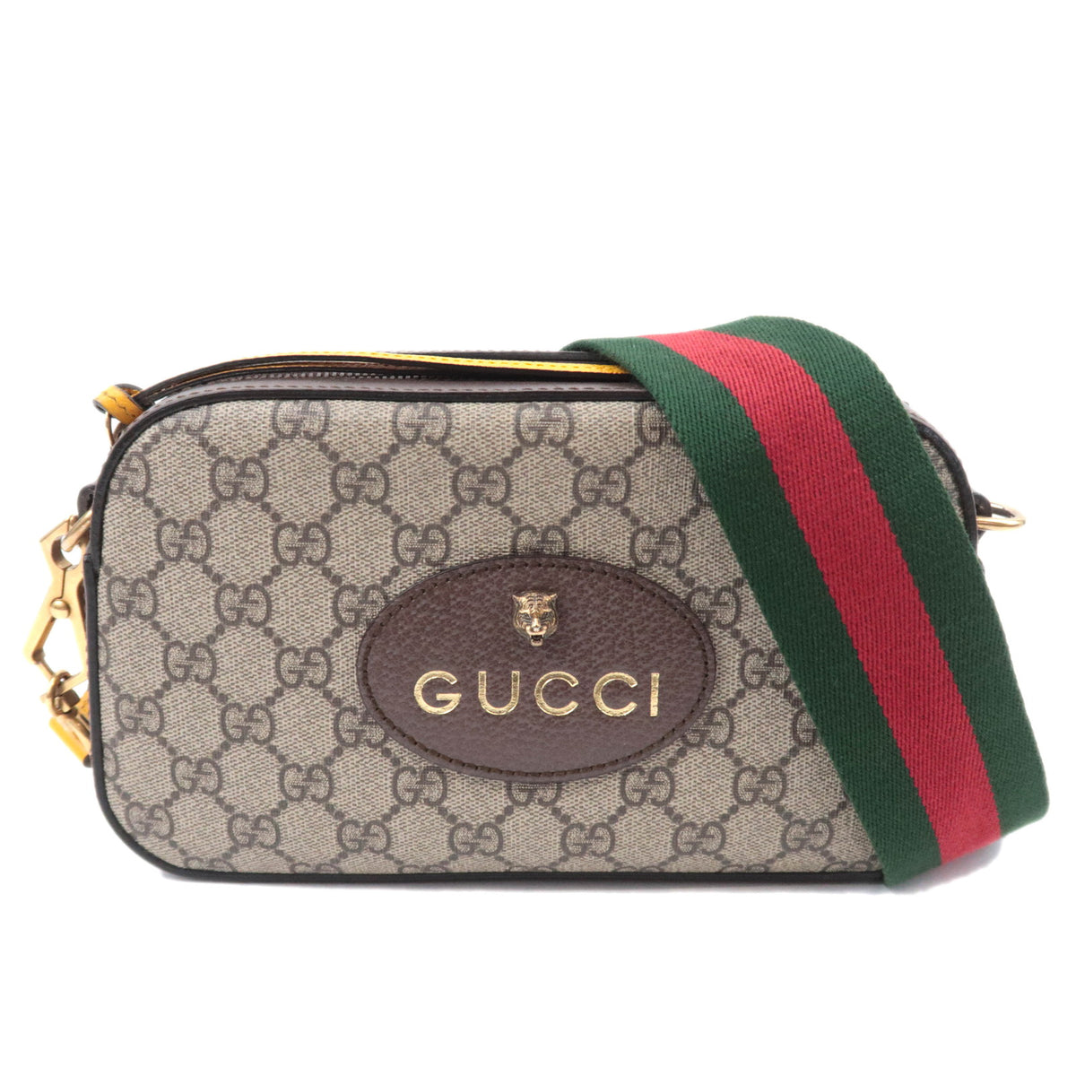 GUCCI GG Supreme Tiger Head Small Shoulder Bag 47646692943