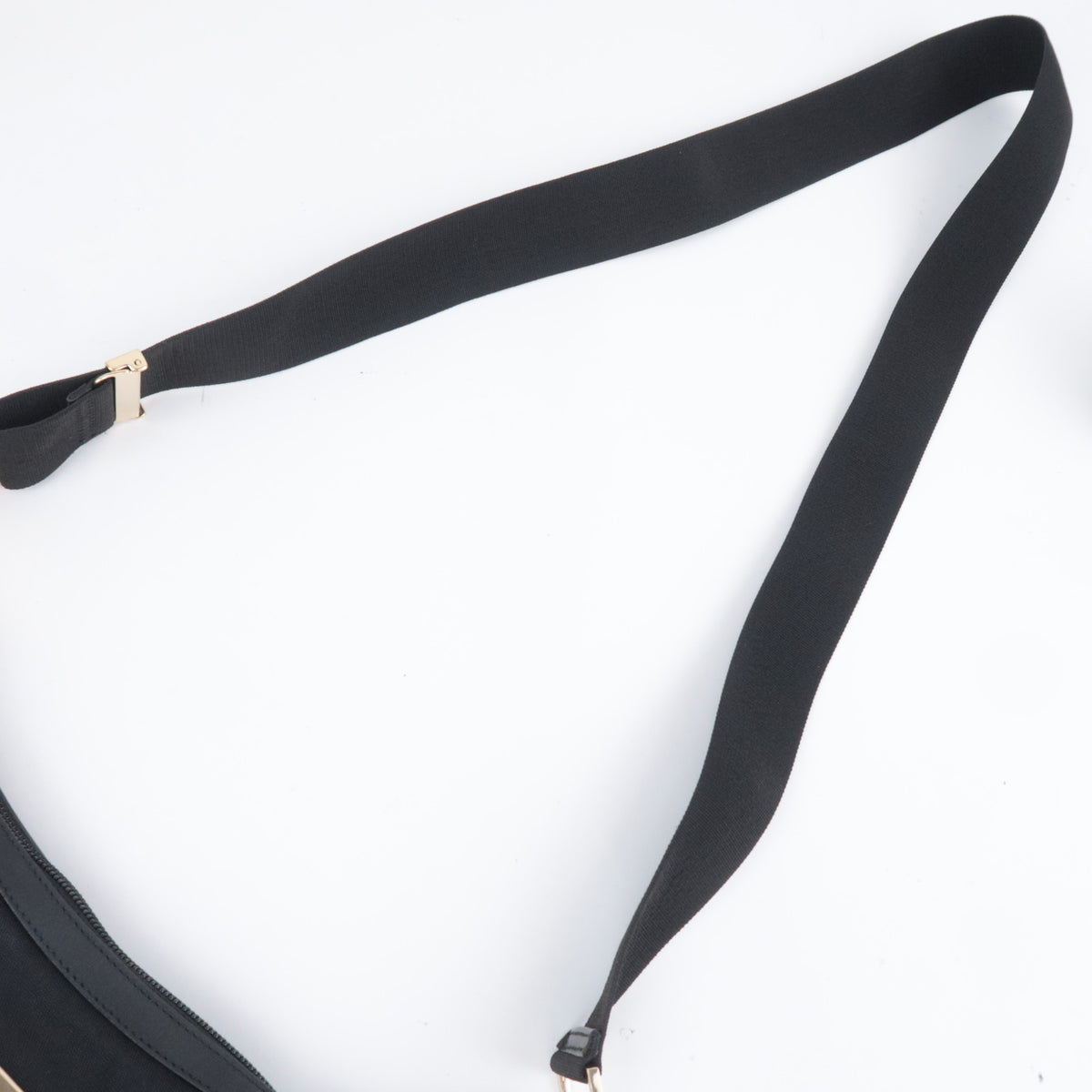 GUCCI Nylon Leather Hobo Shoulder Bag 019.0433
