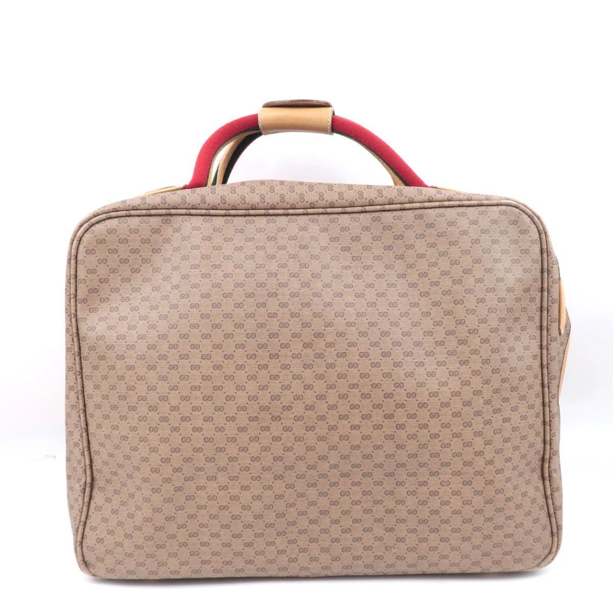 GUCCI Old Gucci Sherry Micro GG Boston Bag Beige 010.4863.39