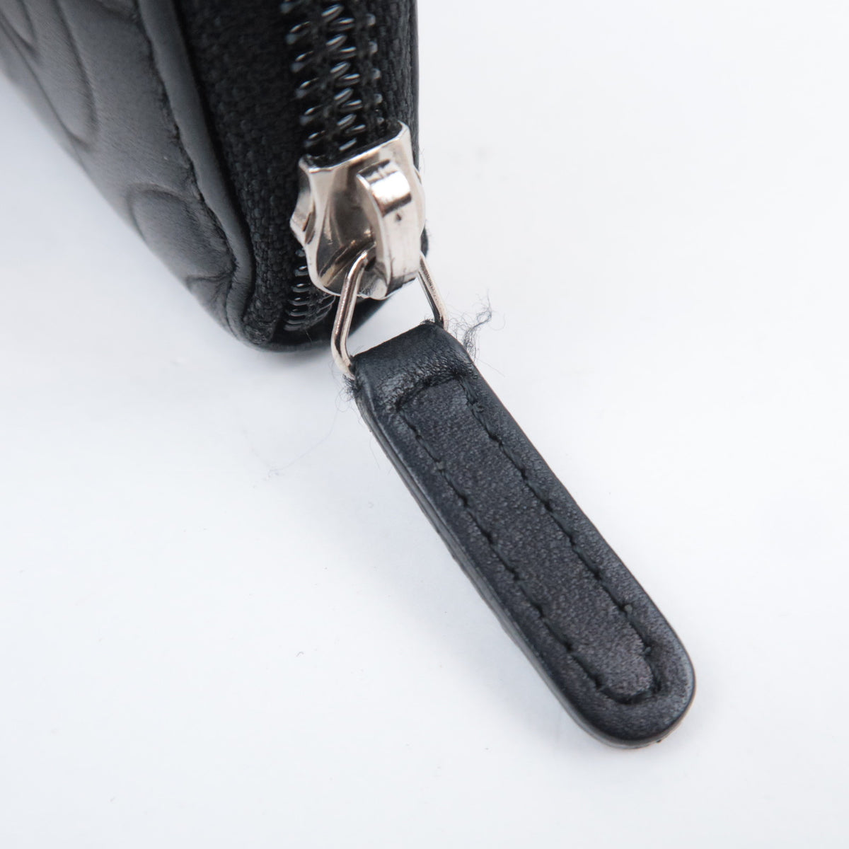 CHANEL Camellia Embossed Long Wallet Lambskin