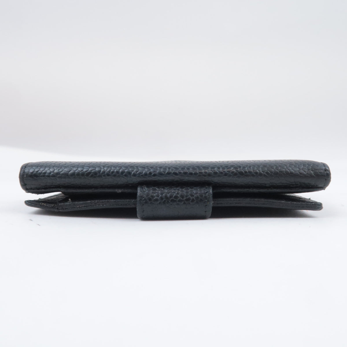 CHANEL Coco Mark Bi-Fold Wallet Caviarskin