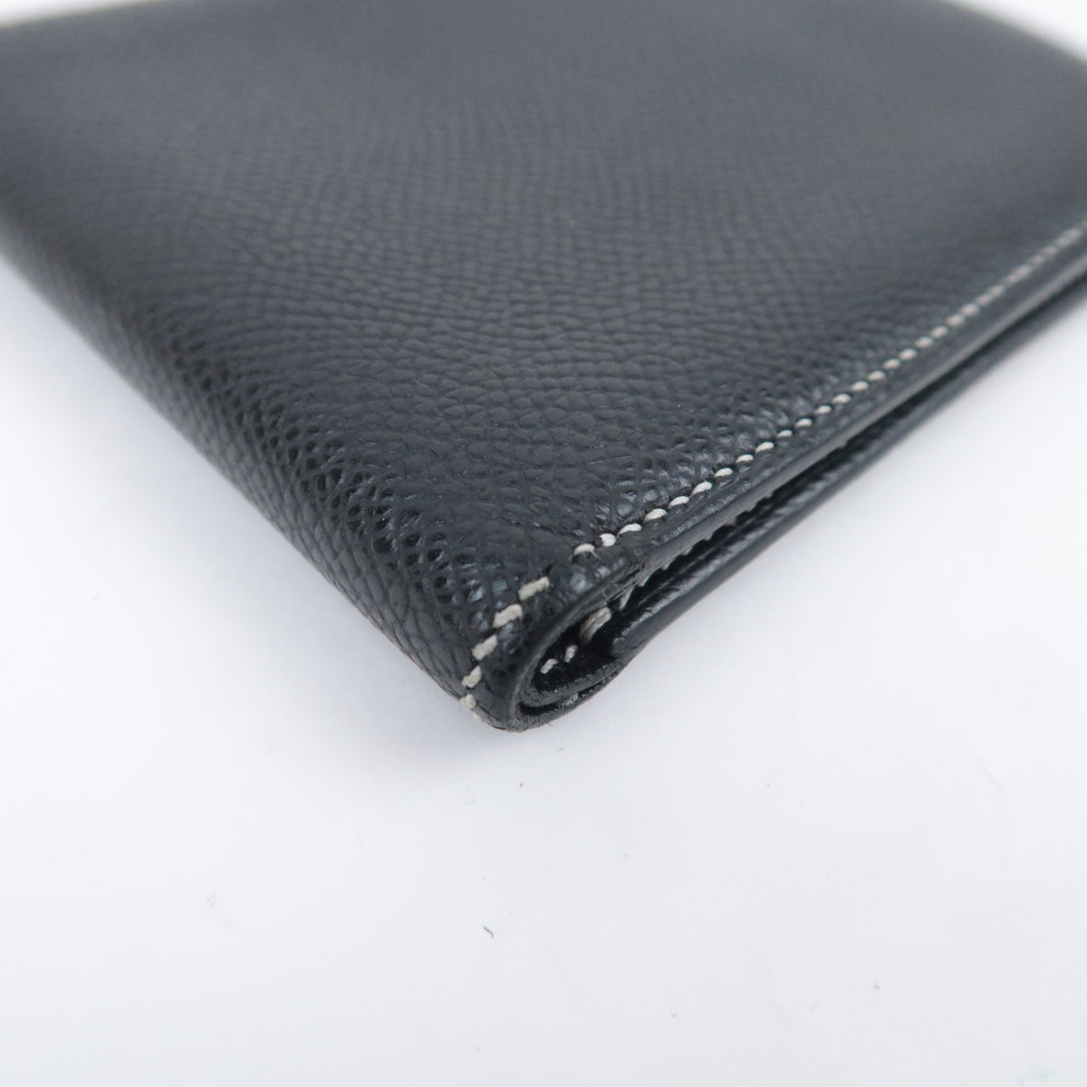 HERMES H Sellier Compact Leather Wallet K Stamp (2025)