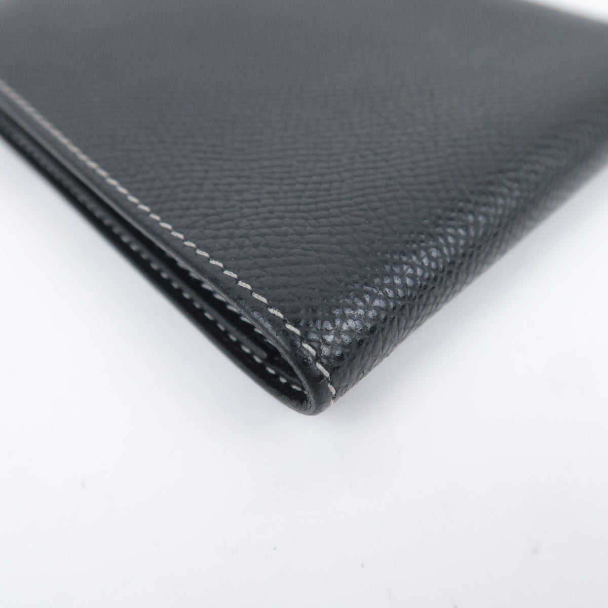 HERMES H Sellier Compact Leather Wallet K Stamp (2025)