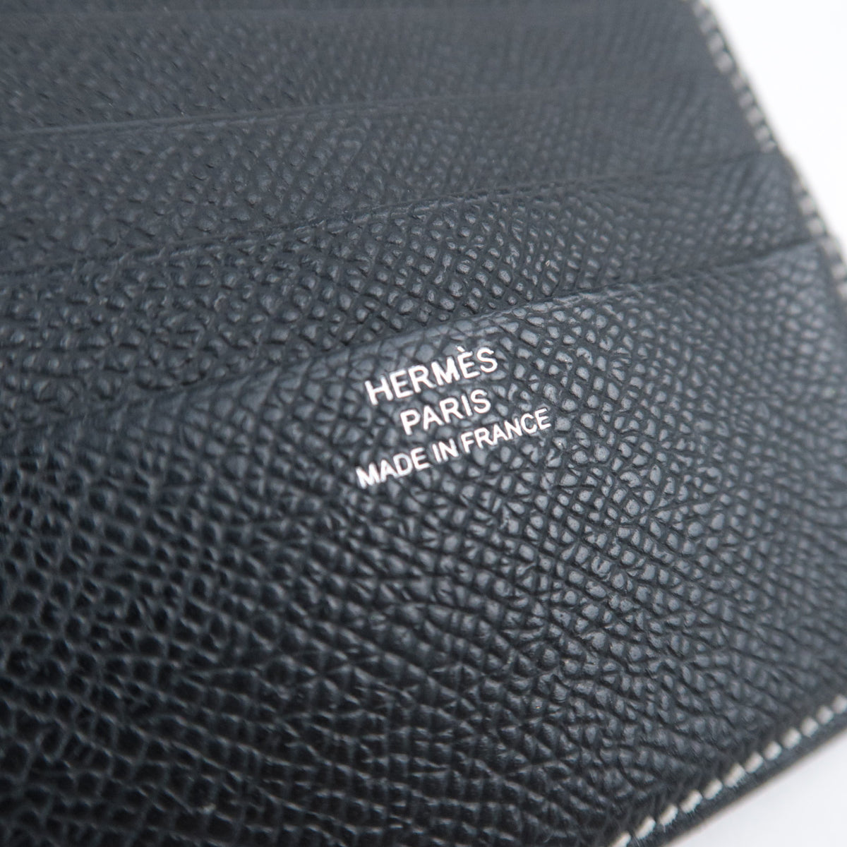 HERMES H Sellier Compact Leather Wallet K Stamp (2025)