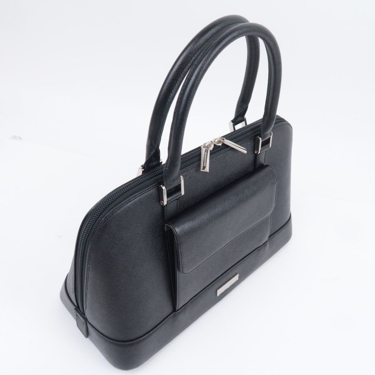 BURBERRY Leather Satchel Handbag
