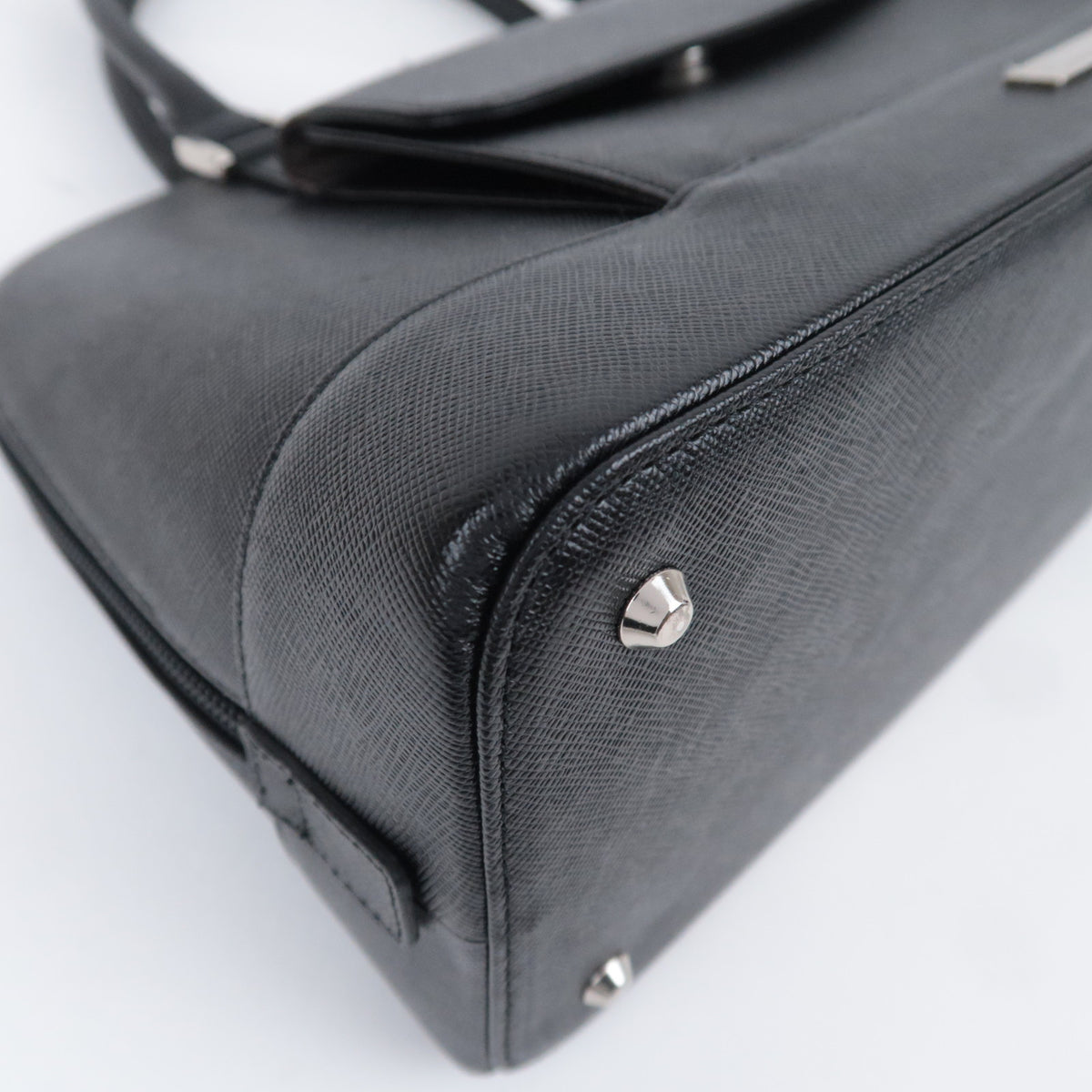 BURBERRY Leather Satchel Handbag