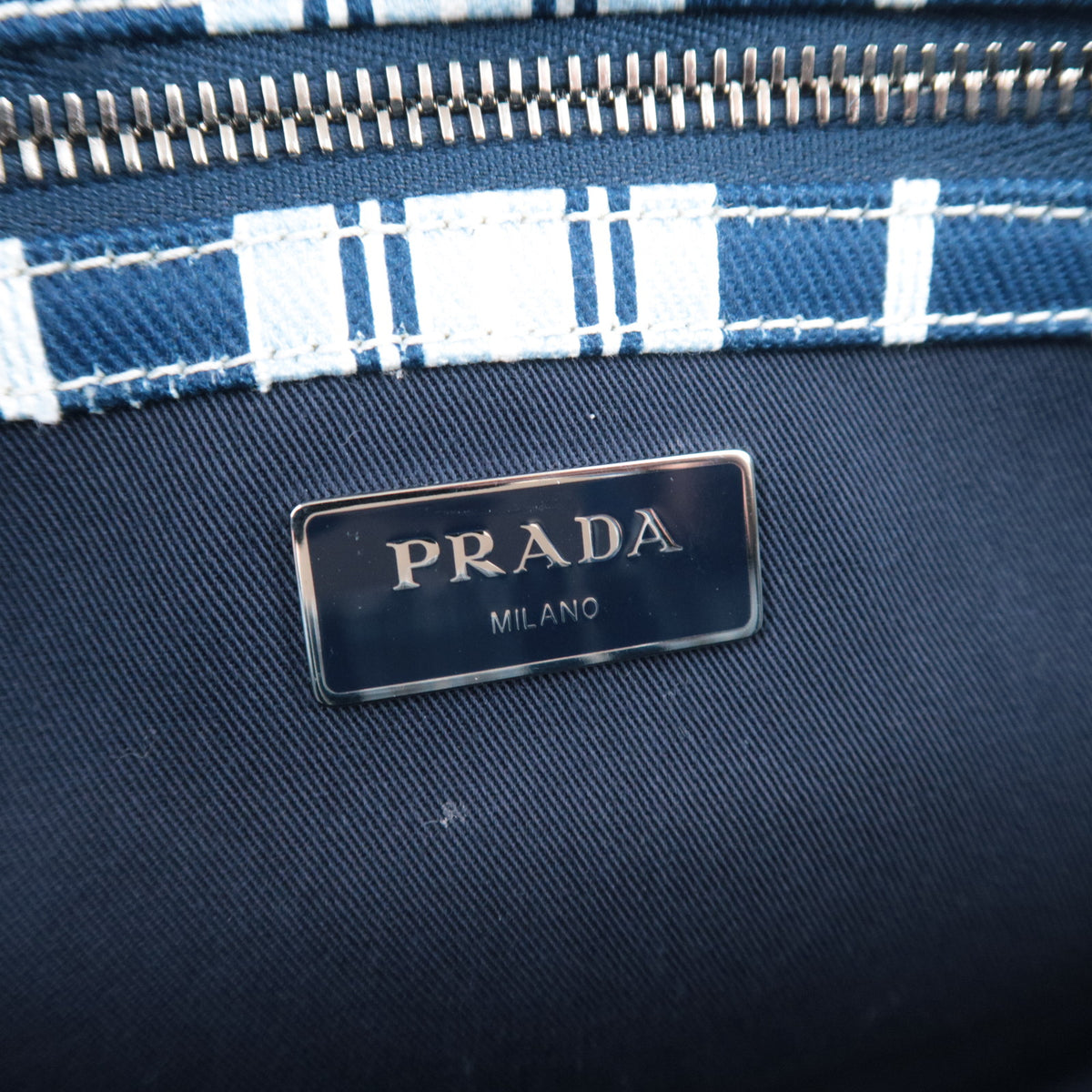 PRADA Canapa Mini 2Way Canvas Tote Bag 1BG439