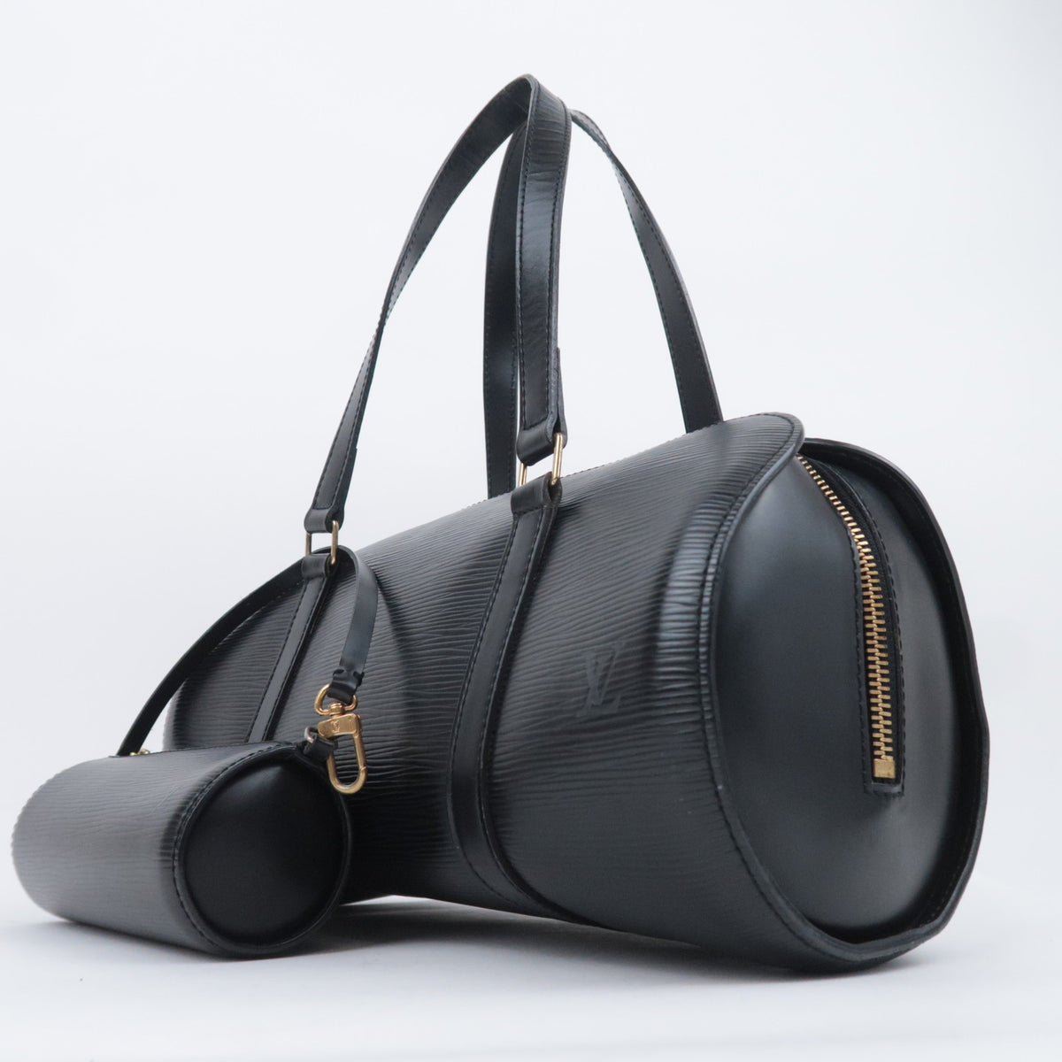Louis Vuitton Epi Soufflot Barrel Bag Noir M52222