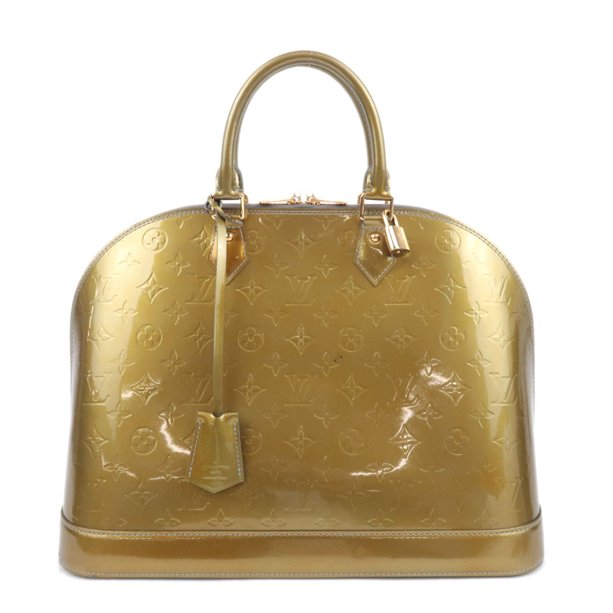 Louis Vuitton Monogram Vernis Alma GM Gris Art Deco93037
