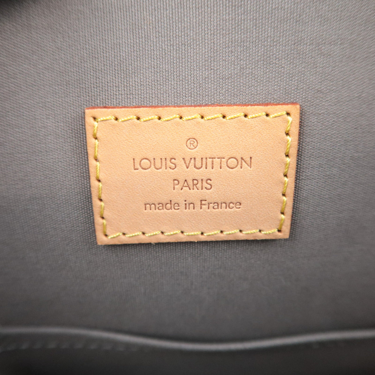 Louis Vuitton Monogram Vernis Alma GM Gris Art Deco