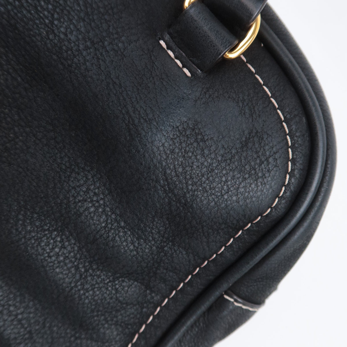 LOEWE Anagram Tassel Leather Handbag