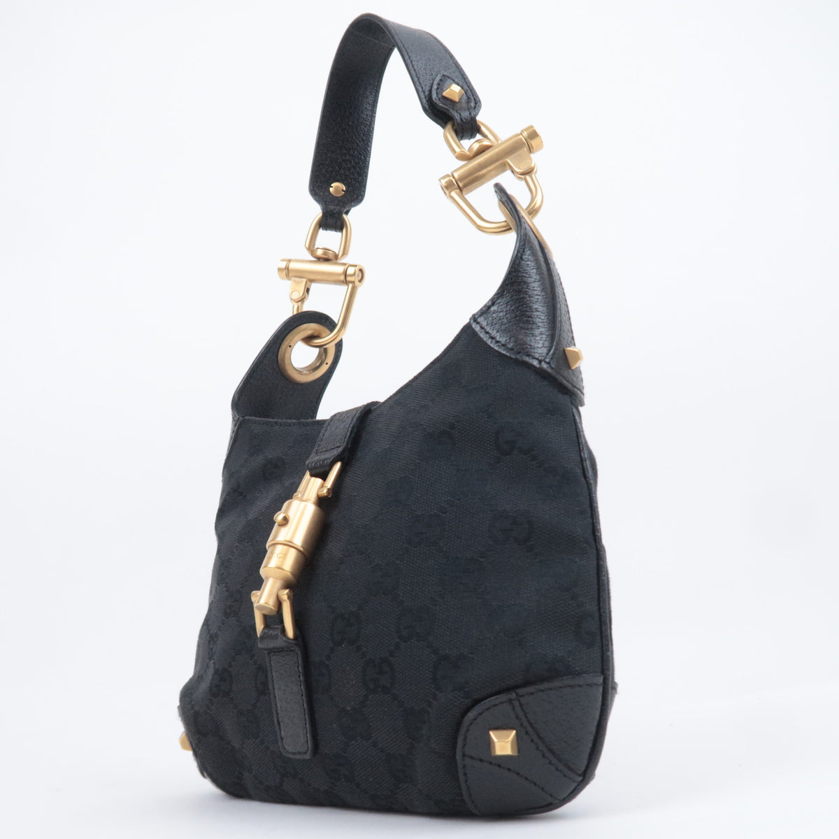 GUCCI New Jackie Small GG Canvas Shoulder Bag 120885