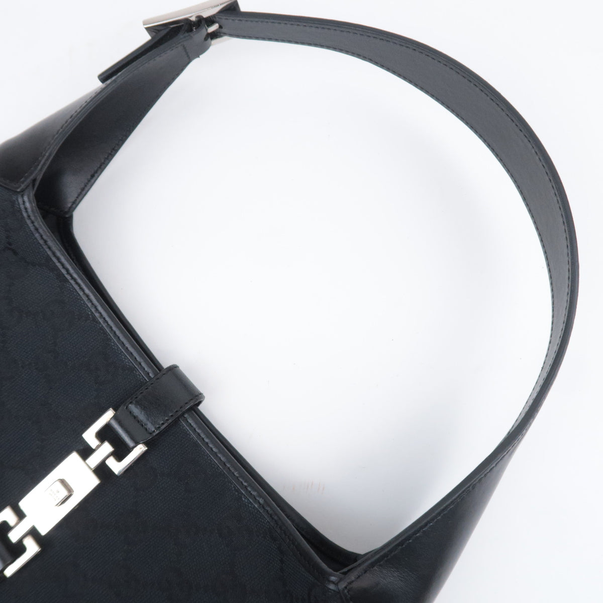 GUCCI Jackie GG Canvas Shoulder Bag 001.3306