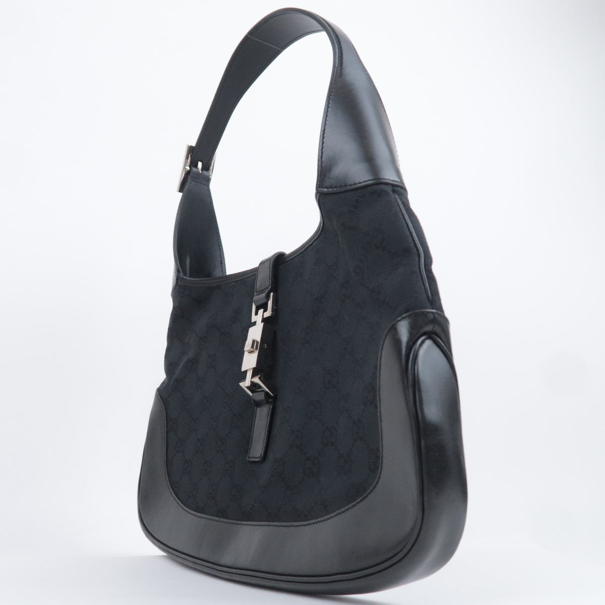 GUCCI Jackie GG Canvas Shoulder Bag 001.3306