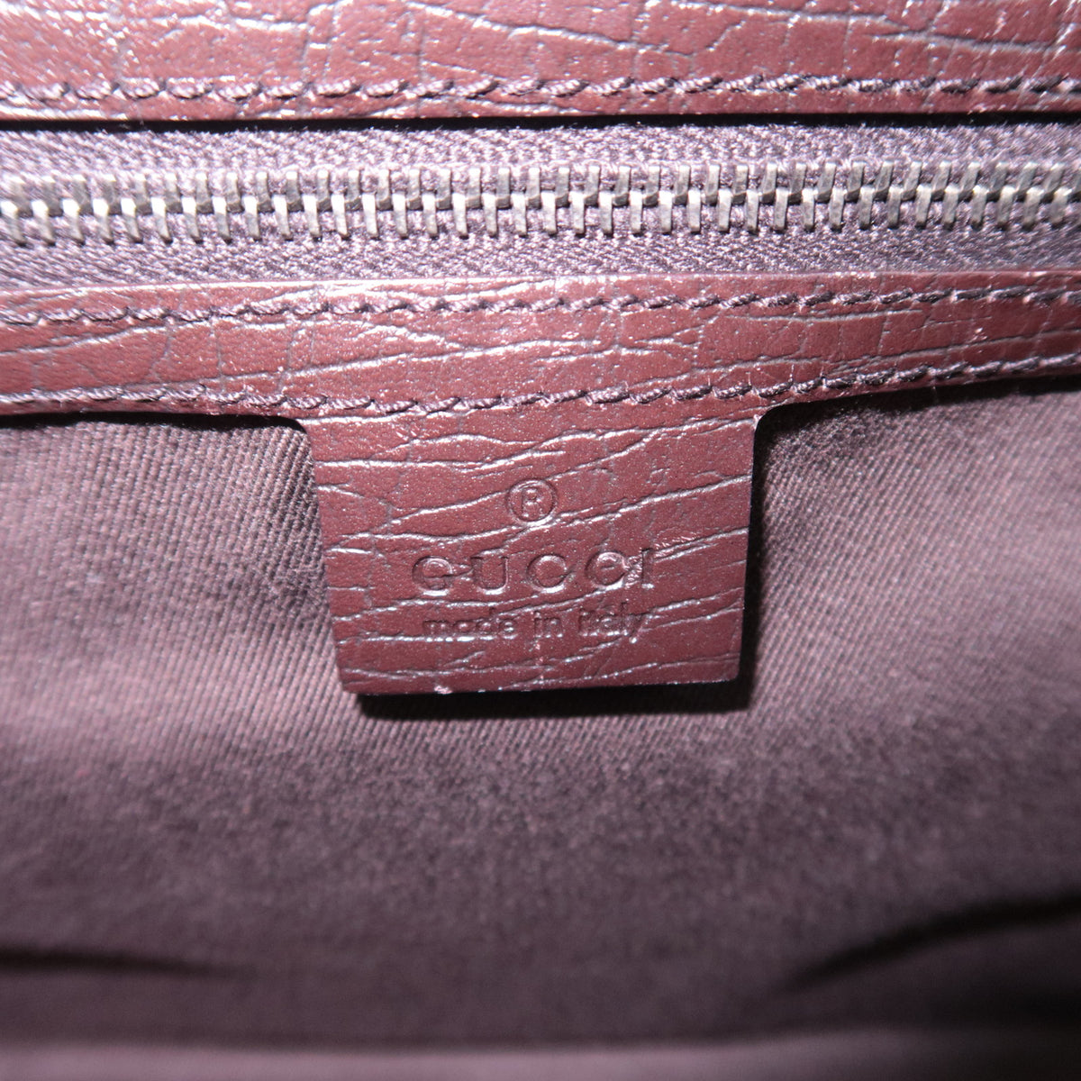 GUCCI Bamboo GG Canvas Barrel Bag 111713