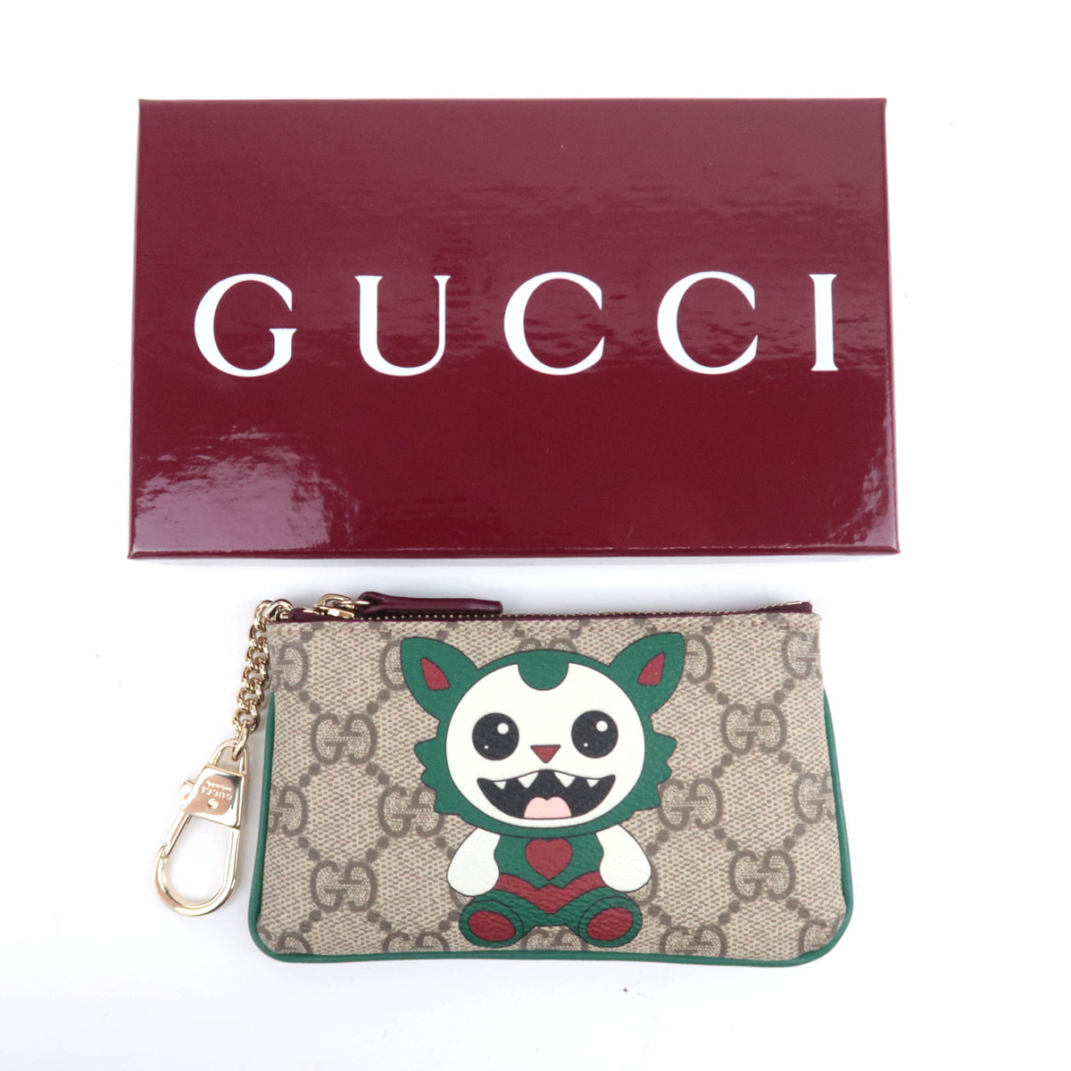 GUCCI Besties Clumsy Coin Case GG Supreme 855376