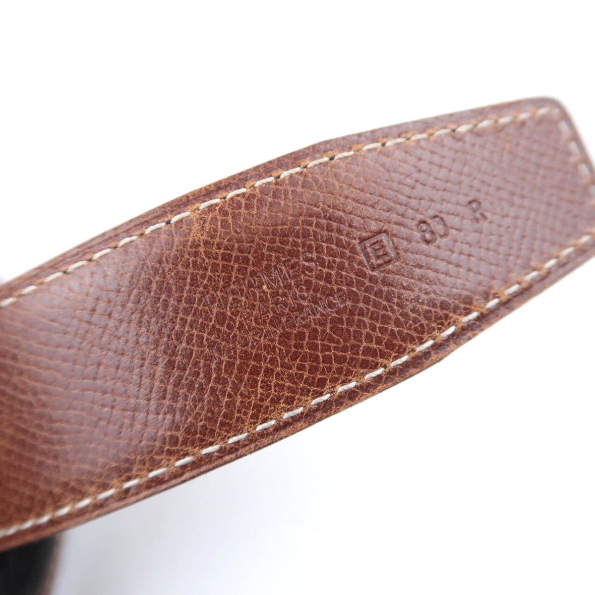 HERMES Constance H Reversible Belt Size 80 □E Stamped (2001)