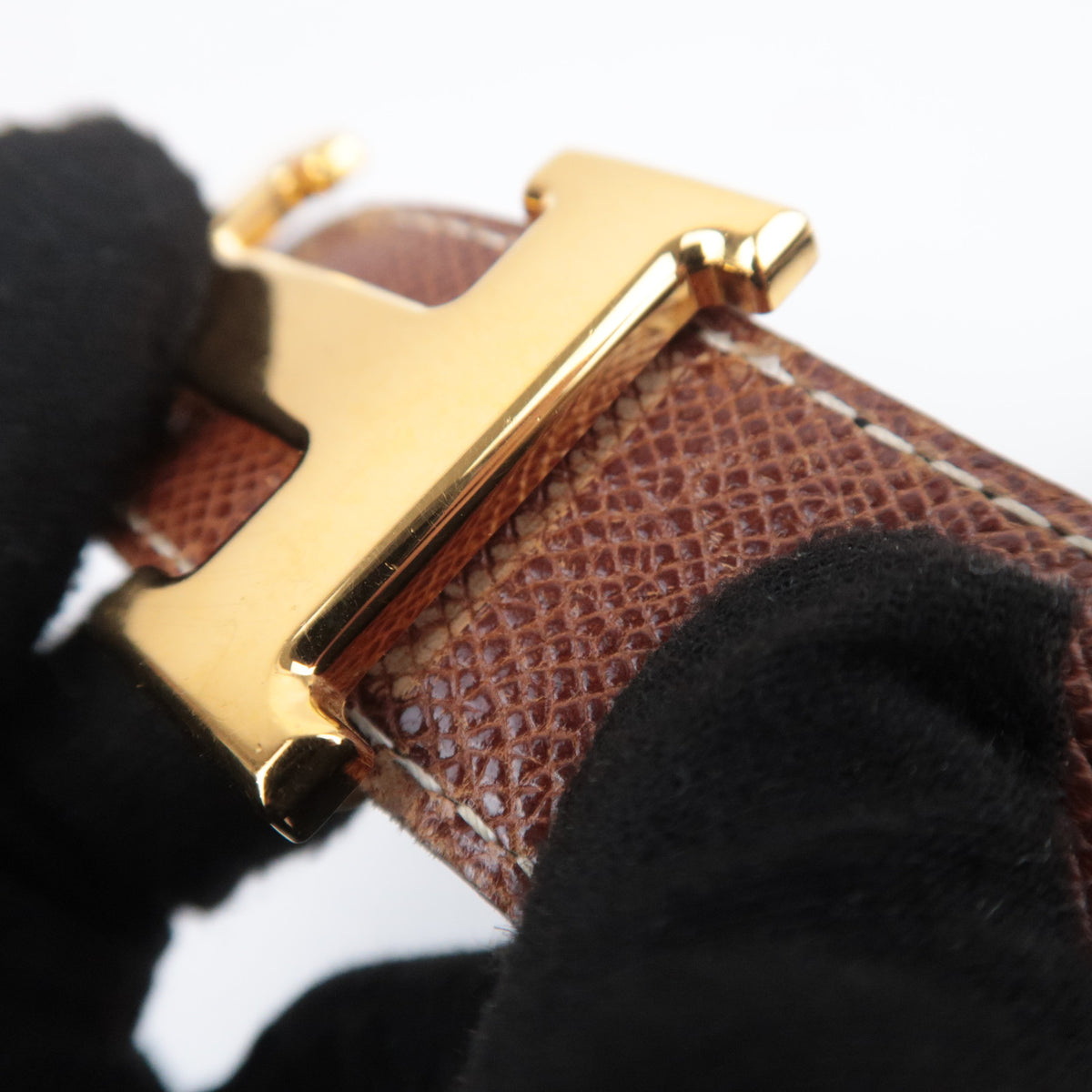 HERMES Constance H Reversible Belt Size 80 □E Stamped (2001)