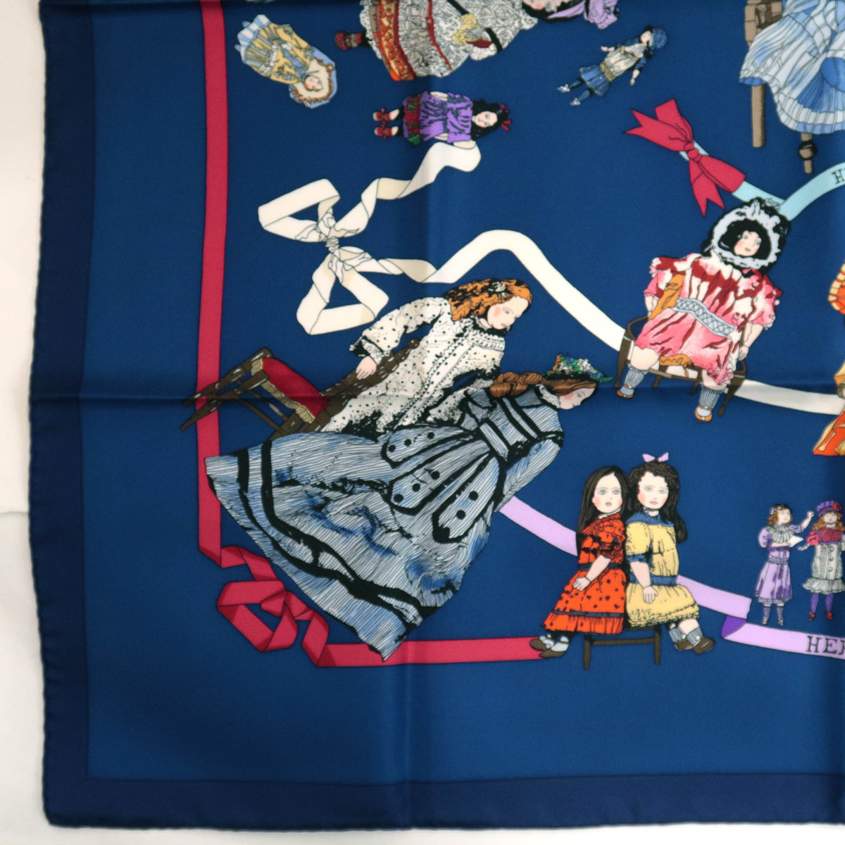 HERMES Carre 90 Scarf HELLO DOLLY