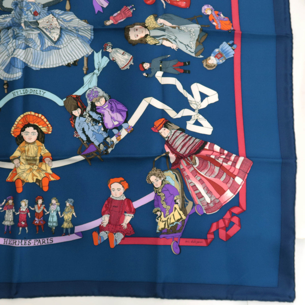 HERMES Carre 90 Scarf HELLO DOLLY